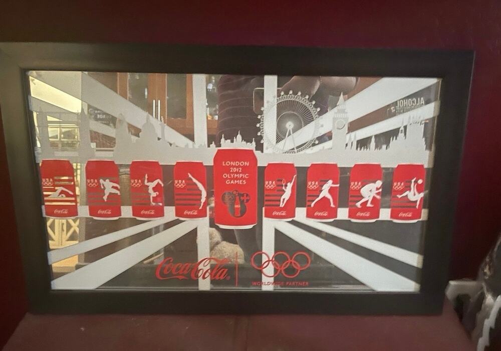 Coca -Cola London 2012 Summer Olympics mirror